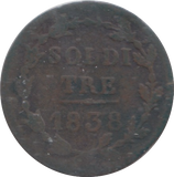 1838 TICINO 3 SOLDI