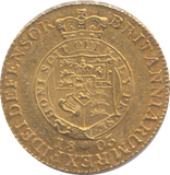 1803 GOLD HALF GUINEA ( EF )