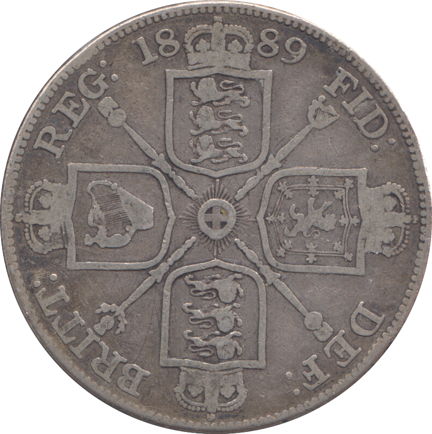 1889 DOUBLE FLORIN ( FINE )