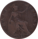 1902 HALFPENNY ( NF )