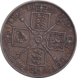 1890 DOUBLE FLORIN ( VF )