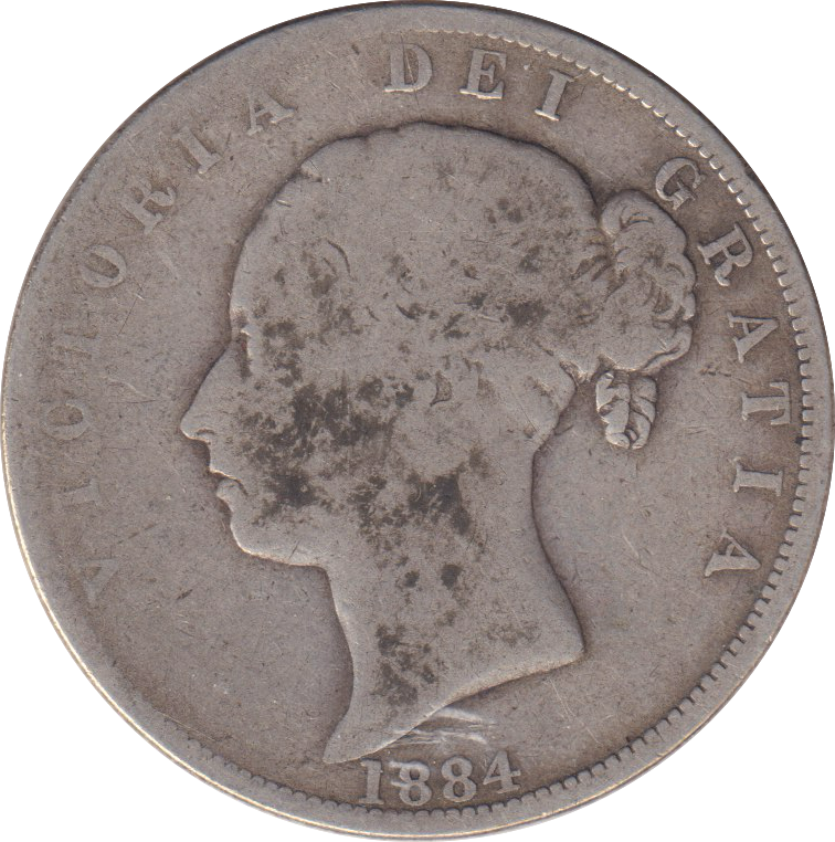 1884 HALFCROWN ( FAIR ) 1