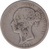 1884 HALFCROWN ( FAIR ) 1