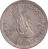 1952 SILVER 5 SHILLING SOUTH AFRICA
