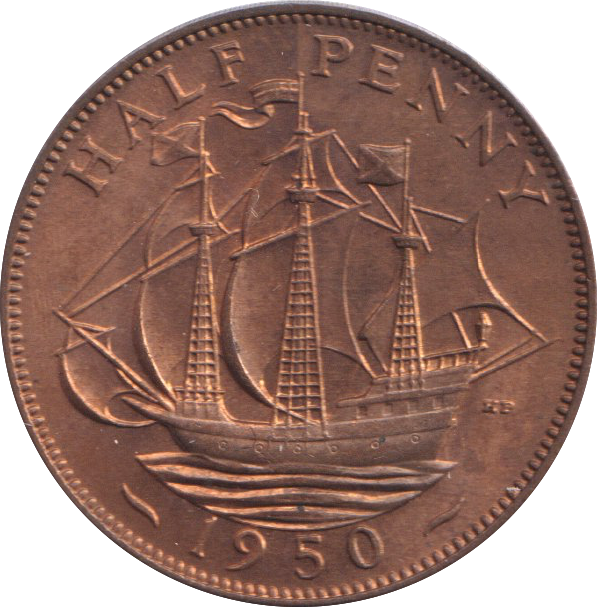 1950 HALFPENNY ( PROOF )