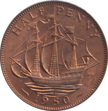 1950 HALFPENNY ( PROOF )