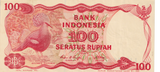 1984 INDONESIA 100 RUPIAH BANKNOTE REF-1702