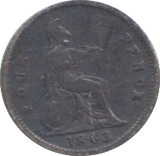 1843 FOURPENCE ( FINE )