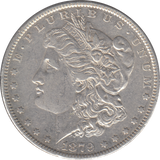 1879 SILVER ONE MORGAN DOLLAR USA