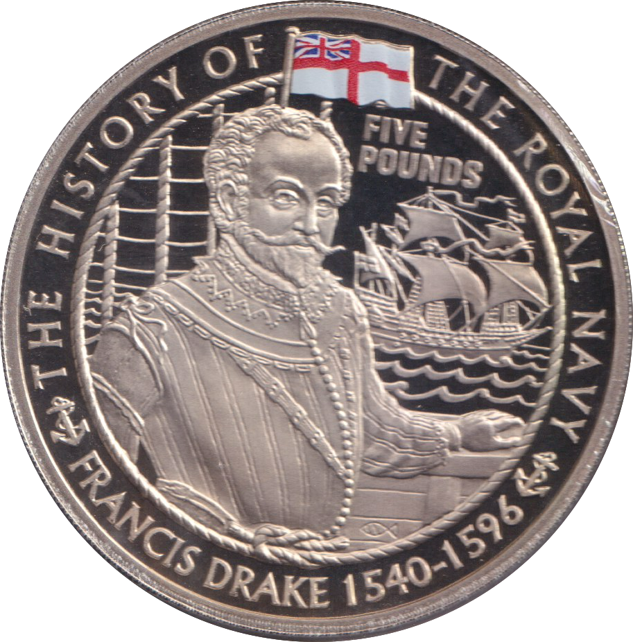 2009 FRANCIS DRAKE FIVE POUND BAILIWICK OF JERSEY