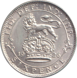 1926 SIXPENCE ( UNC )