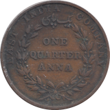 1835 EAST INDIA COMPANY QUARTER ANNA