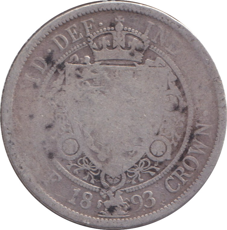 1893 HALFCROWN ( NF )