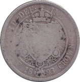 1893 HALFCROWN ( NF )