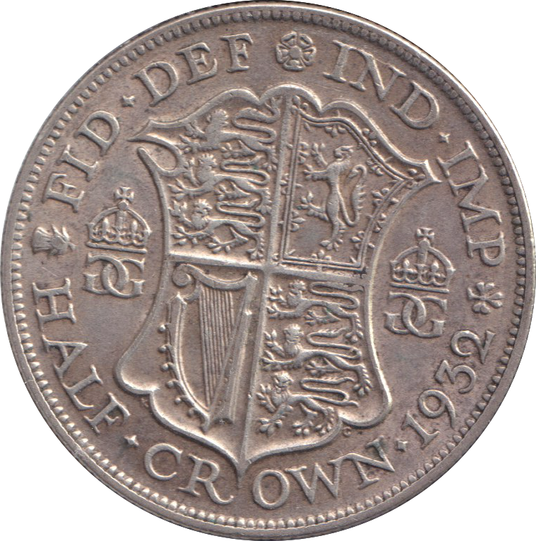 1932 HALFCROWN ( VF )