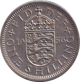 1956 ENGLISH SHILLING ( UNC )