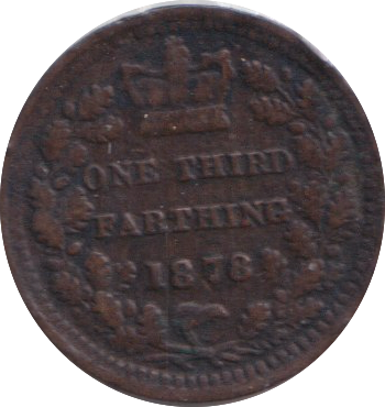 1878 THIRD FARTHING ( GVF )