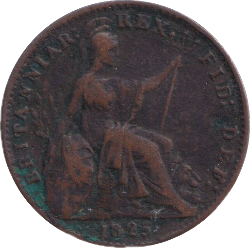 1825 FARTHING ( VF )