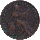 1825 FARTHING ( VF )