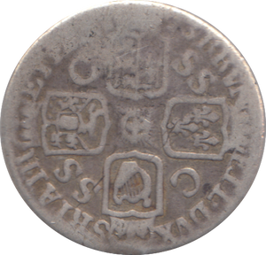 1723 SIXPENCE ( FINE )