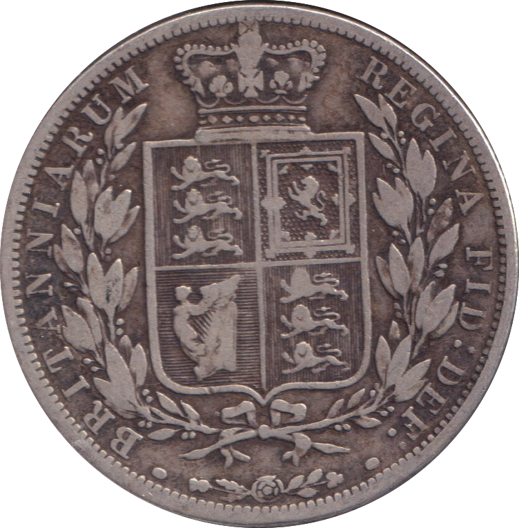 1882 HALFCROWN ( GF )