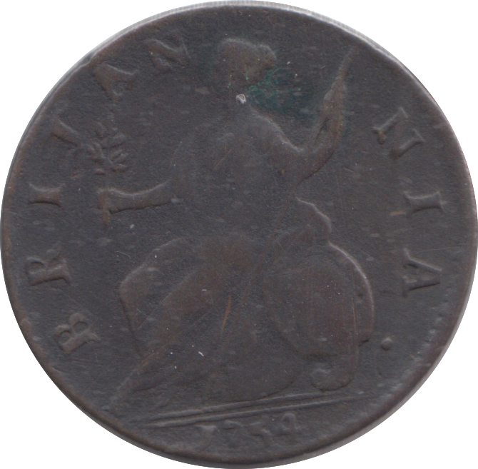 1754 HALFPENNY ( GF )