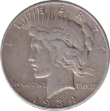 1934 SILVER DOLLAR USA
