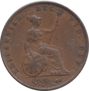 1853 HALFPENNY ( GVF )