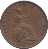 1853 HALFPENNY ( GVF )