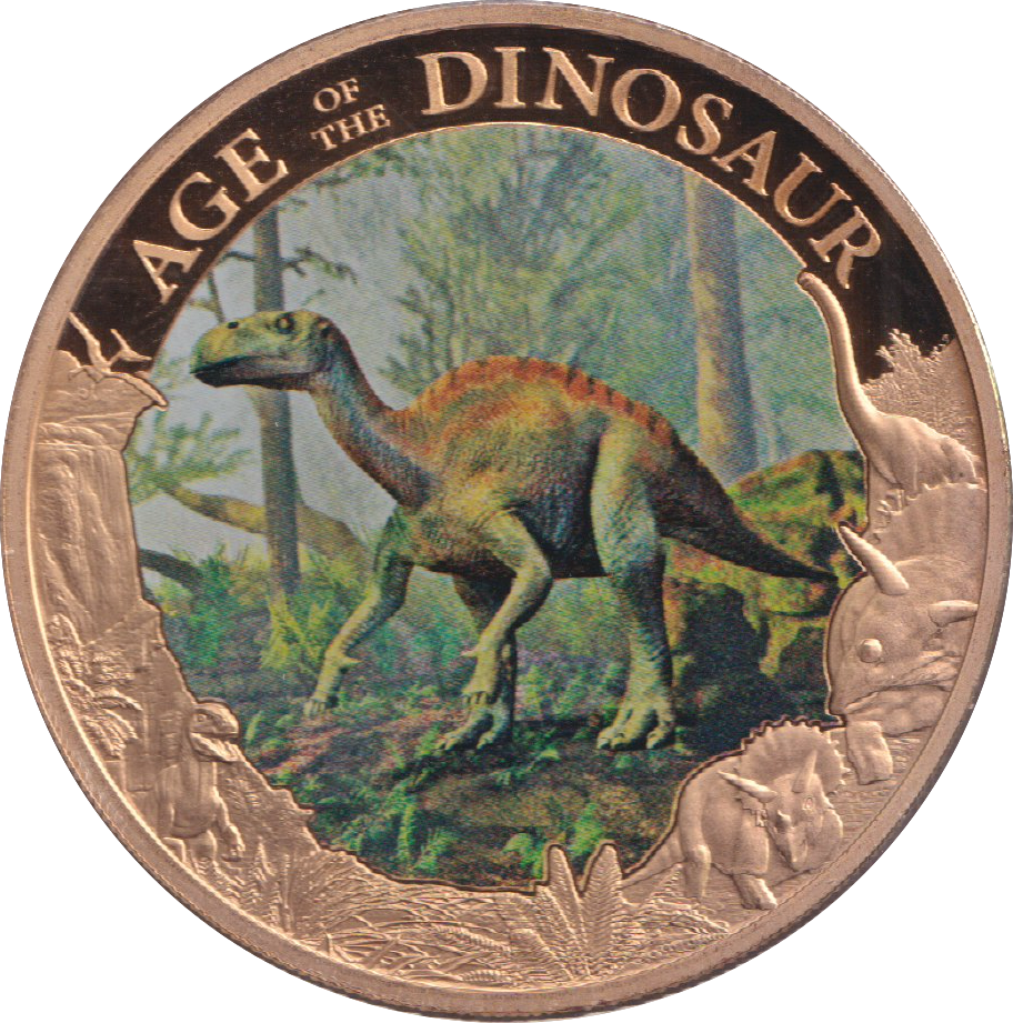 2014 DOLLAR AGE OF DINOSAURS COOK ISLANDS