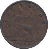 1879 FARTHING ( VF )