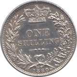1880 SHILLING ( AUNC )