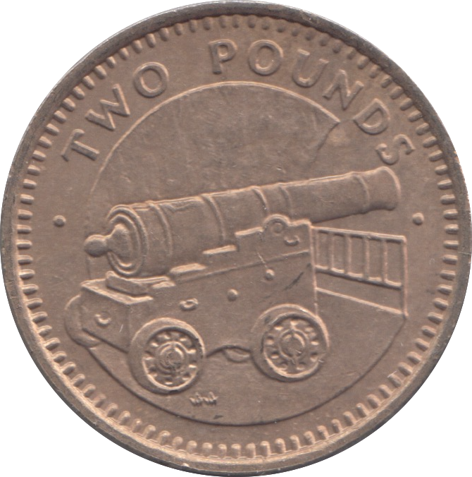 1988 £2 GIBRALTAR