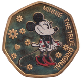 2021 50P SHAPED COIN MICKEY MOUSE