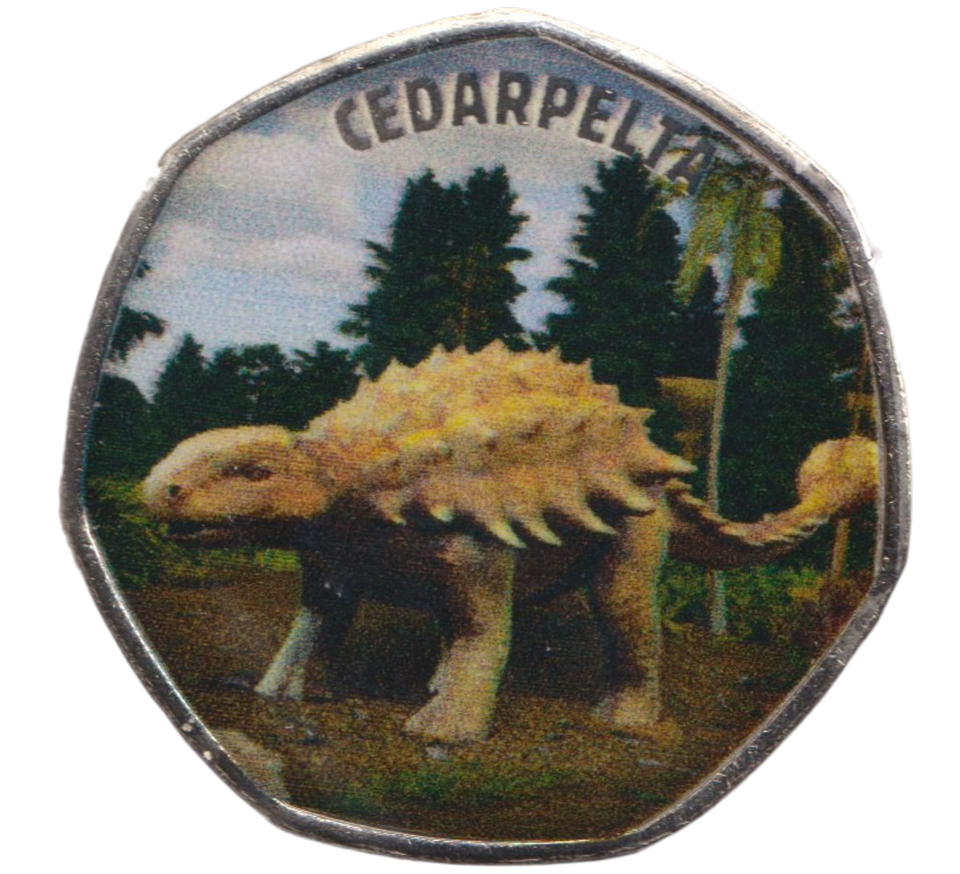 2019 50P SHAPED COIN LAND OF HOPE AND GLORY