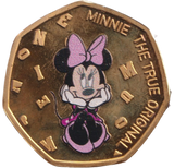 2021 50P SHAPED COIN MICKEY MOUSE