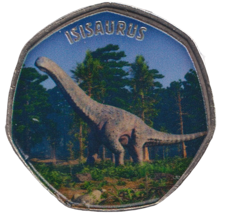 2019 50P SHAPED COIN LAND OF HOPE AND GLORY