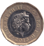 2015 ONE POUND TRIAL COIN