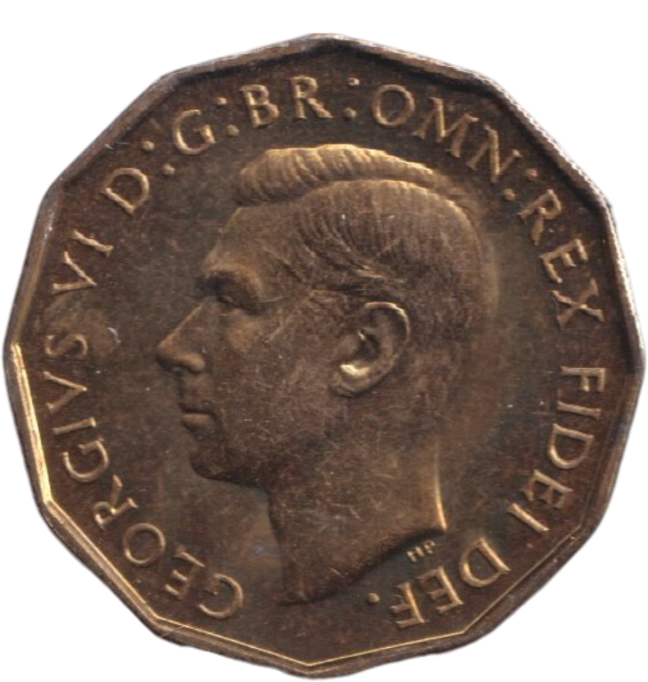 1950 PROOF THREEPENCE