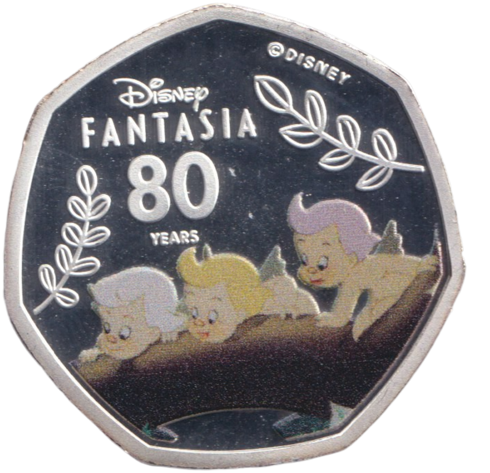 2020 25 CENTS DISNEY COOK ISLANDS