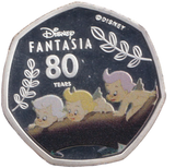 2020 25 CENTS DISNEY COOK ISLANDS