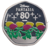 2020 25 CENTS DISNEY COOK ISLANDS