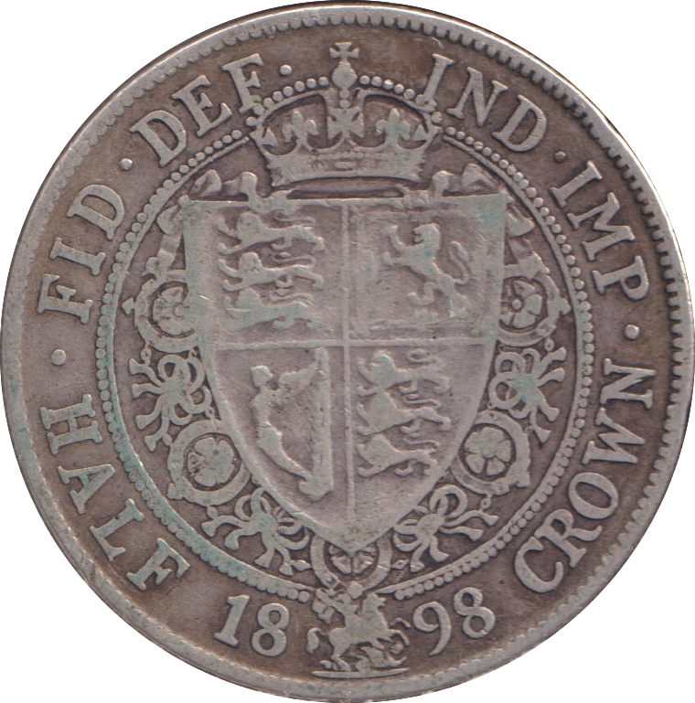 1898 HALFCROWN ( GF )