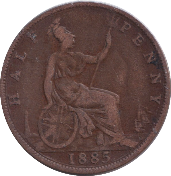 1885 HALFPENNY ( FINE )