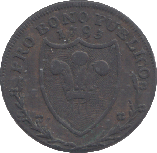 1793 SOUTH WALES FARTHING TOKEN