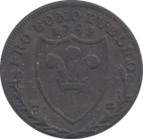 1793 SOUTH WALES FARTHING TOKEN