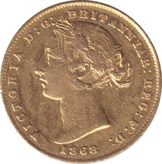 1868 GOLD SOVEREIGN AUSTRALIA