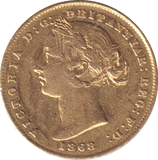 1868 GOLD SOVEREIGN AUSTRALIA