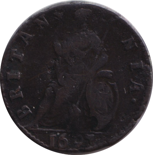1697 FARTHING ( VF )