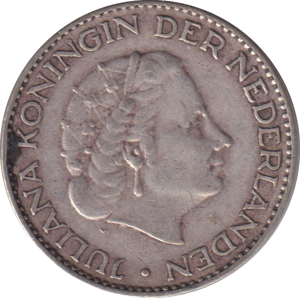 1955 1 GULDEN NETHERLANDS